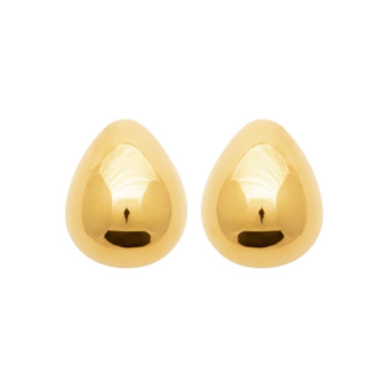 Coque de Nacre Boucles d'oreilles acier doré 3124009