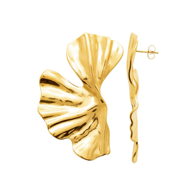 Izee Boucles d'oreilles acier doré 3126609