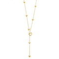 Coque de Nacre Collier acier doré 312309