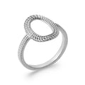 Coque de Nacre Bague argent 7910100