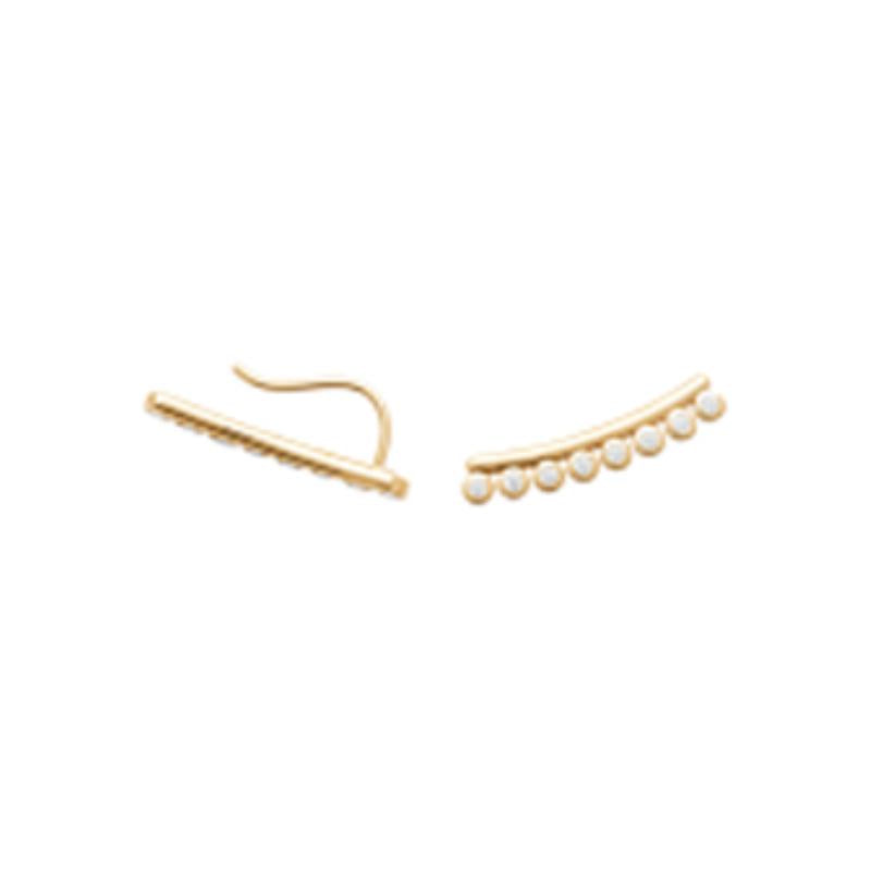 Coque de Nacre Boucles d'oreilles plaqué or 23044010