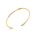 Coque de Nacre Bracelet jonc plaqué or 974231