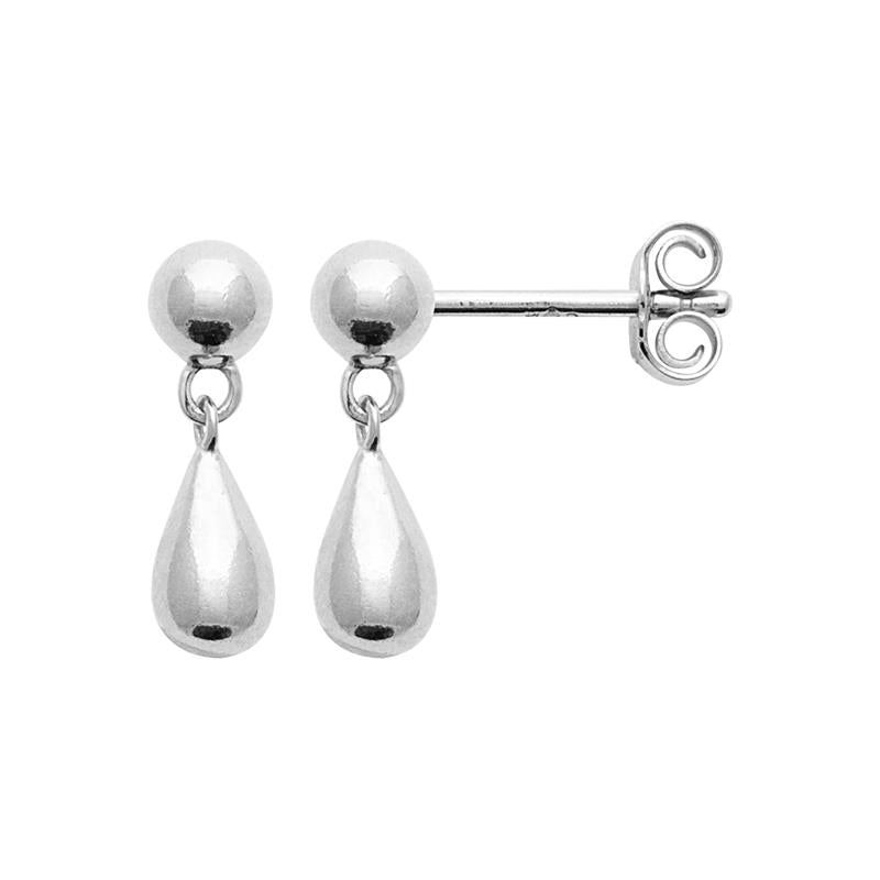 Coque de Nacre Boucles d'oreilles pendantes plaqué argent 43069700