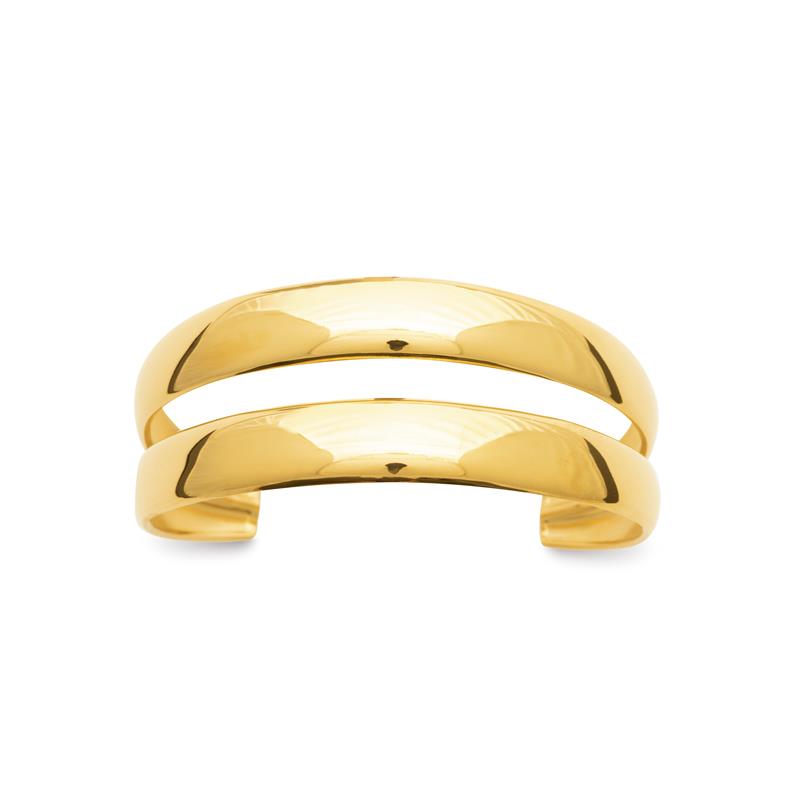 Coque de Nacre Bracelet jonc acier doré 312226