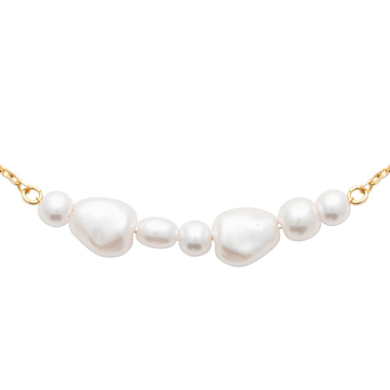 Coque de Nacre Collier plaqué or 974077