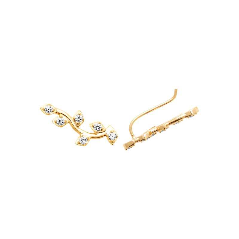 Coque de Nacre Boucles d'oreilles plaqué or 23079610