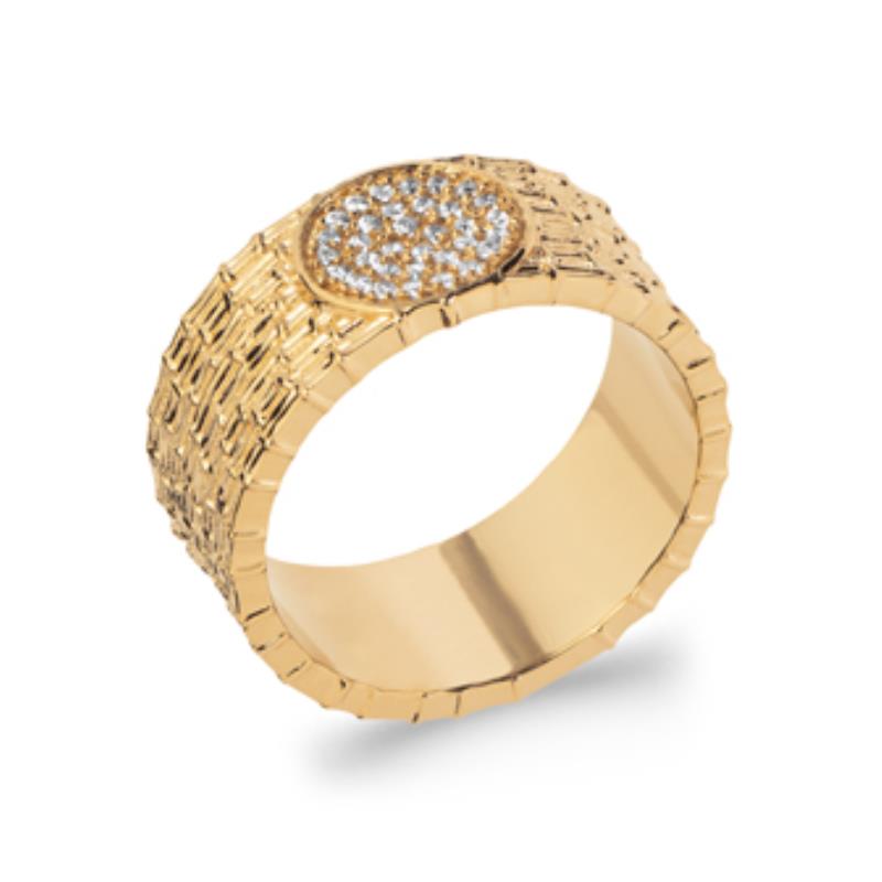 Coque de Nacre Bague plaqué or 2288610