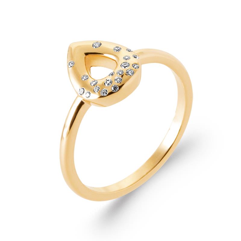 Coque de Nacre Bague plaqué or 20006410