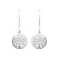 Coque de Nacre Boucles d'oreilles pendantes argent 73041200