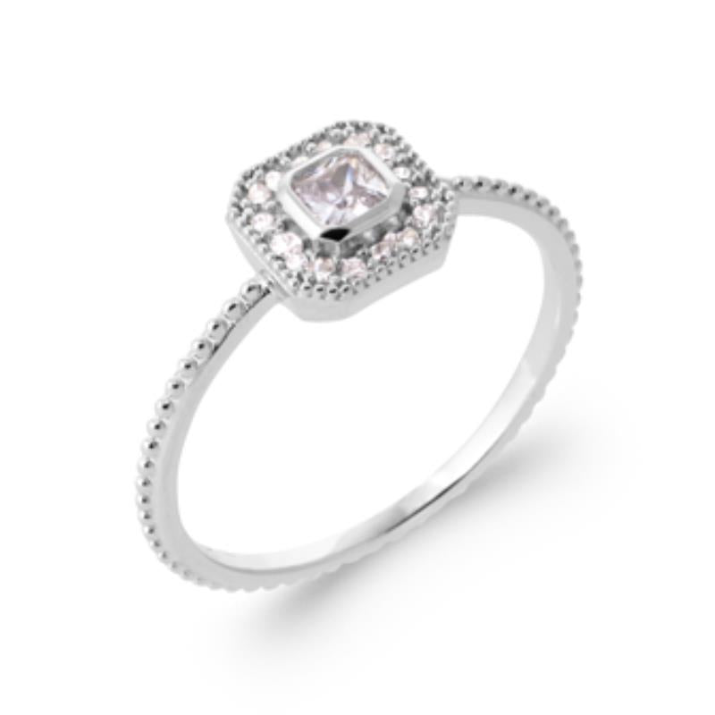 Coque de Nacre Bague solitaire argent 1933810