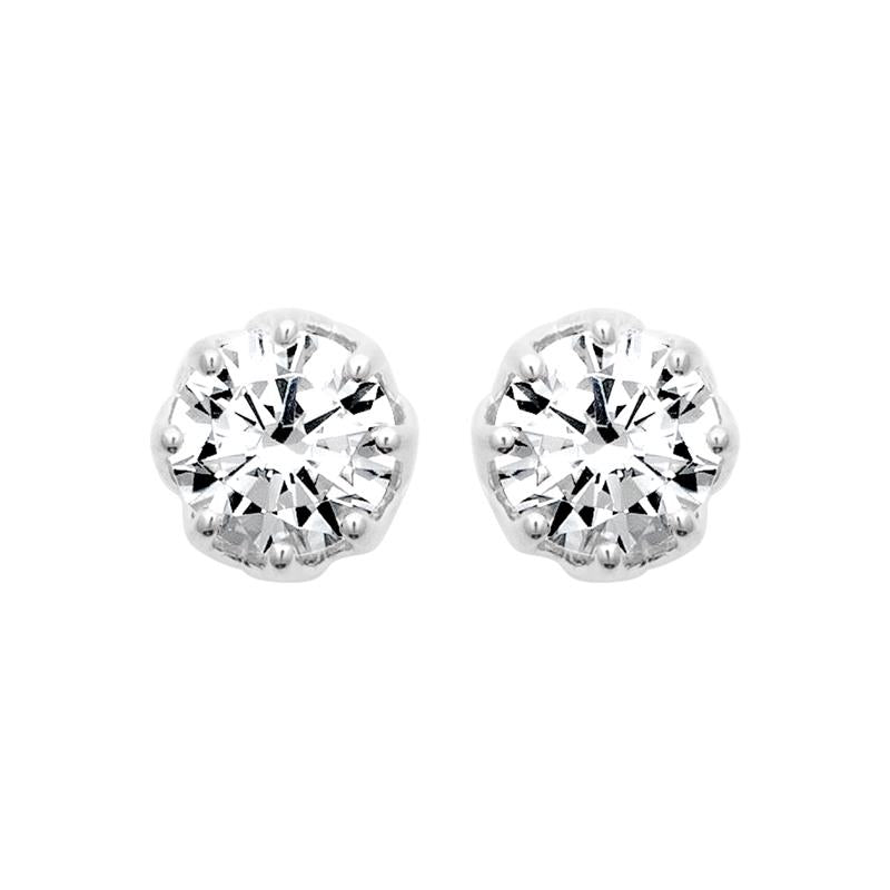 Coque de Nacre Puces d'oreilles argent 13085710