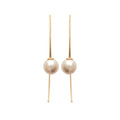 Coque de Nacre Boucles d'oreilles plaqué or 25357014