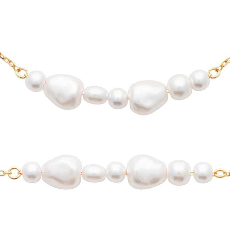 Coque de Nacre Collier plaqué or 974077