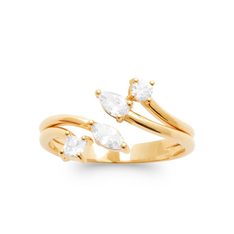 Coque de Nacre Bague plaqué or 2966010