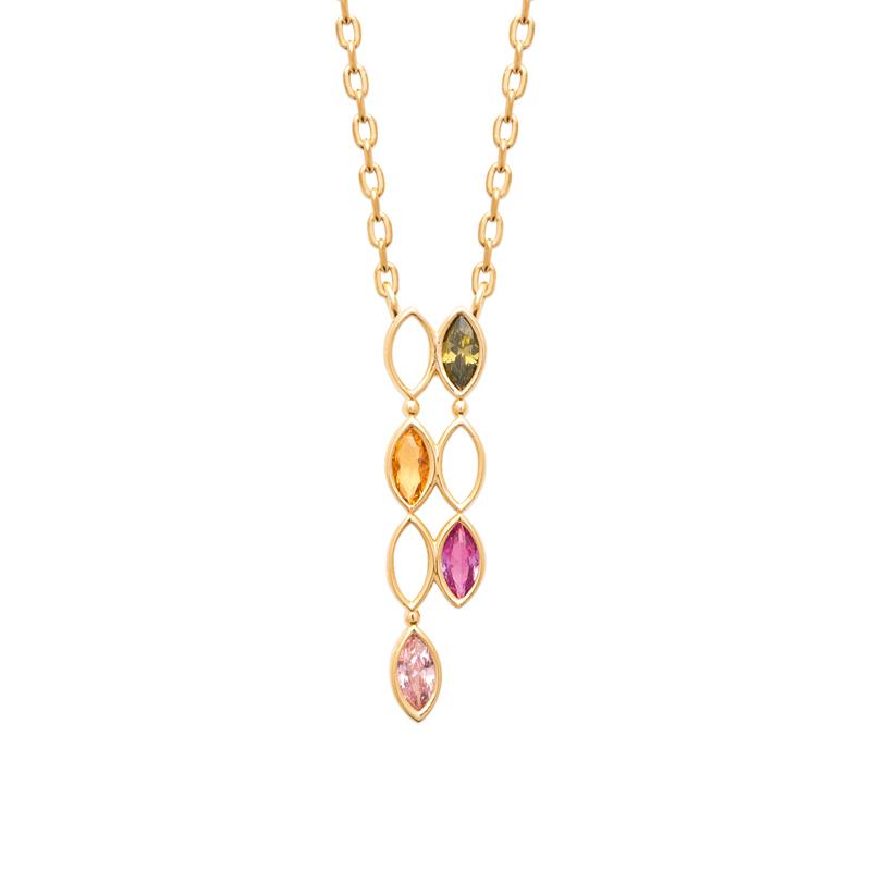 Coque de Nacre Collier plaqué or 974438
