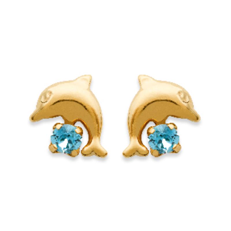 Coque de Nacre Puces d'oreilles plaqué or 24231796