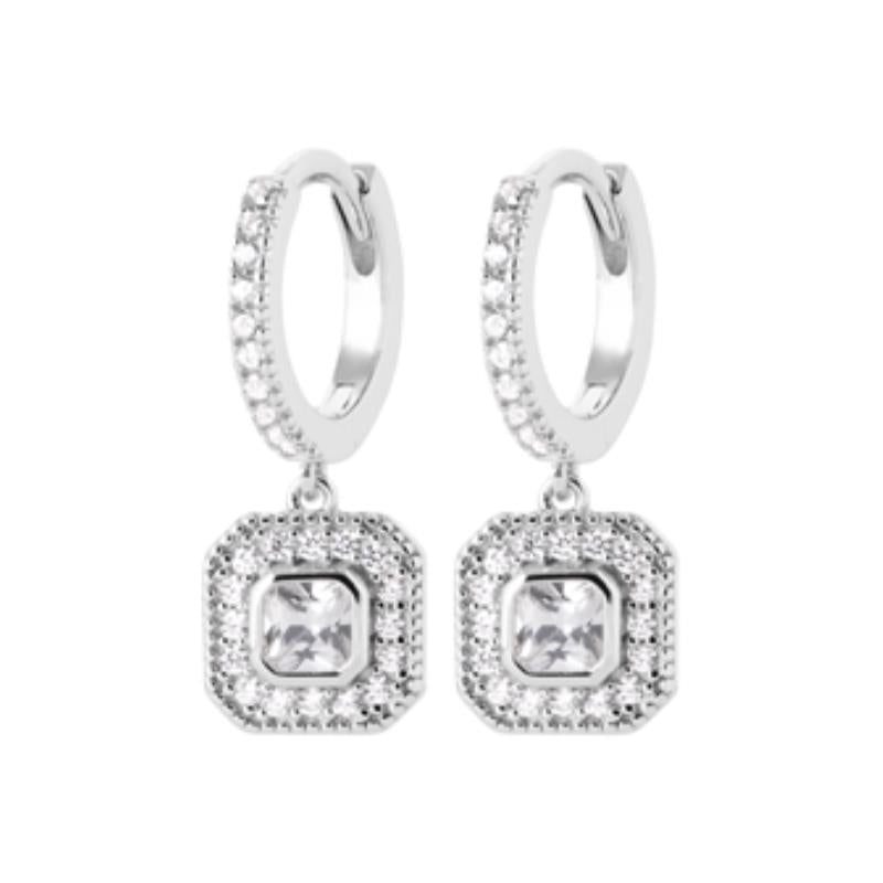 Coque de Nacre Créoles argent 1650010