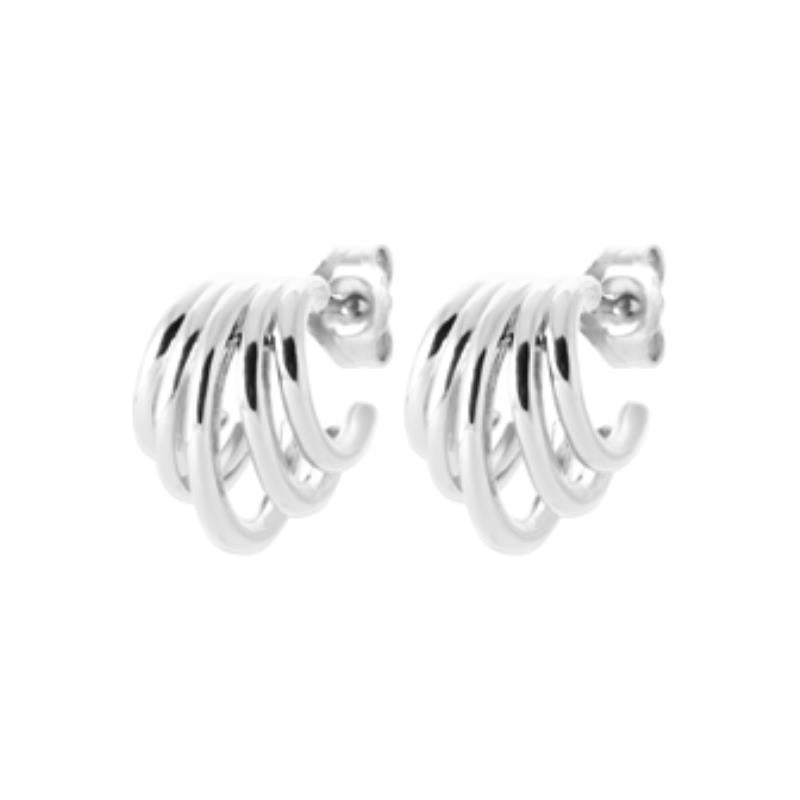 Coque de Nacre Créoles argent 73055900
