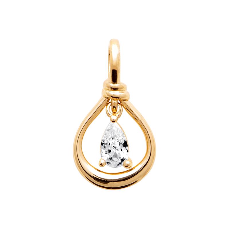 Coque de Nacre Pendentif plaqué or 2794510