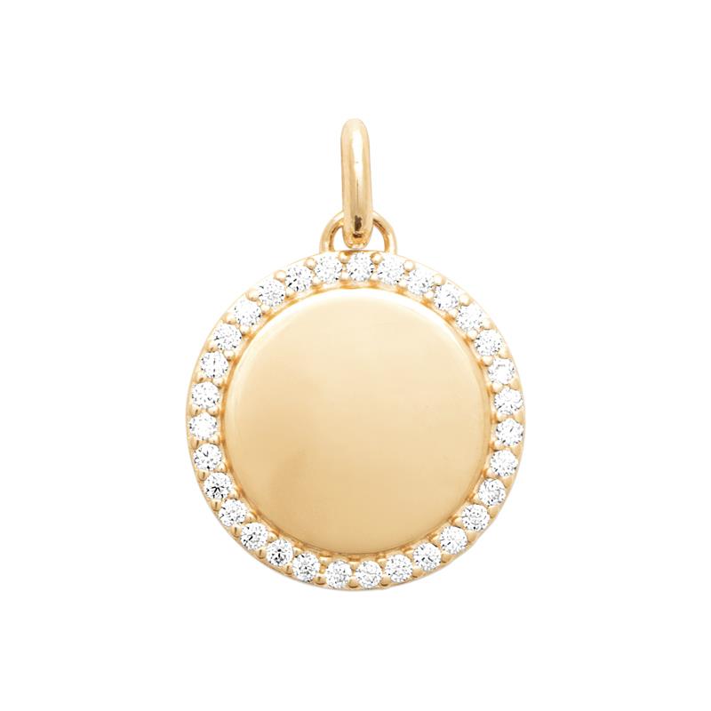 Coque de Nacre Médaille plaqué or 2785510