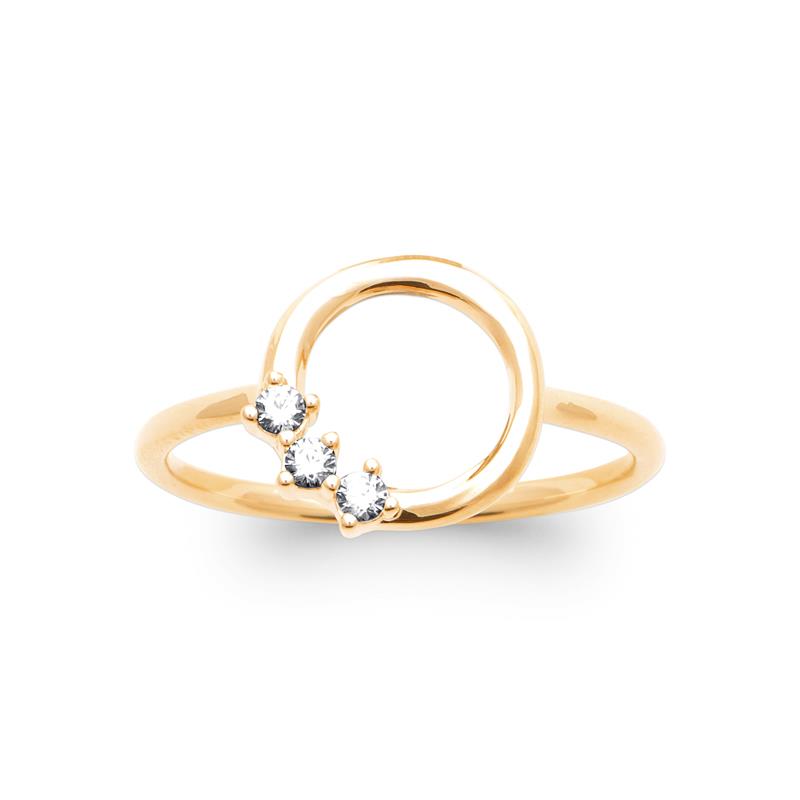 Coque de Nacre Bague plaqué or 20022910
