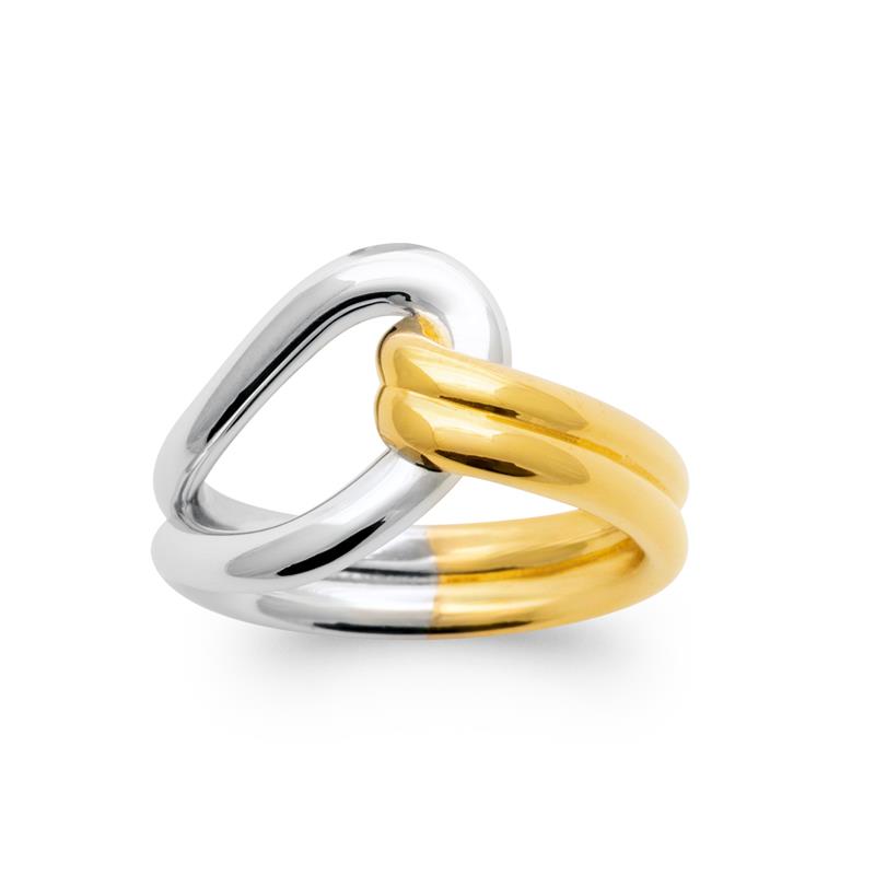 Coque de Nacre Bague plaqué or 20007901