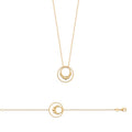 Coque de Nacre Collier plaqué or 921998
