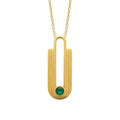 Izee Collier acier doré 312381