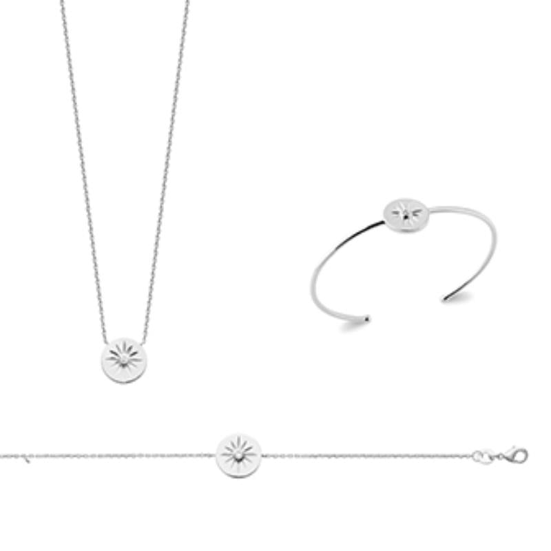 Coque de Nacre Collier argent 873147