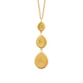 Coque de Nacre Collier acier doré 312359