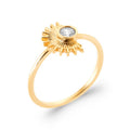 Coque de Nacre Bague plaqué or 2985210