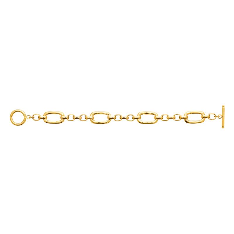Coque de Nacre Bracelet acier doré 312337