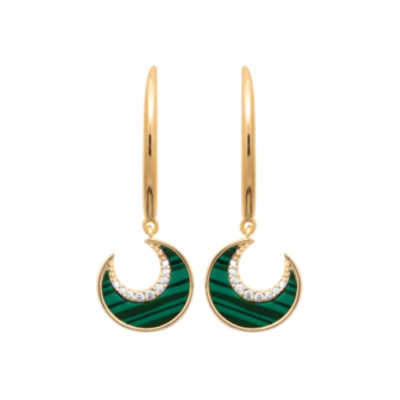 Coque de Nacre Boucles d'oreilles pendantes plaqué or 2568550