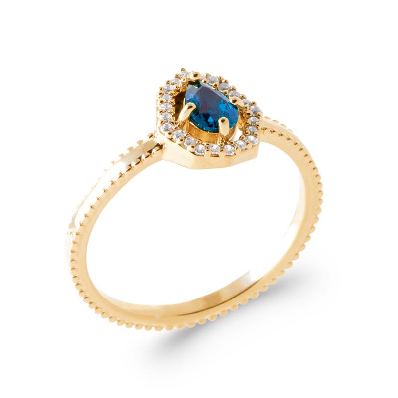 Coque de Nacre Bague solitaire plaqué or 2950440