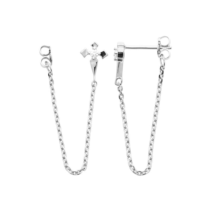 Coque de Nacre Boucles d'oreilles pendantes argent 13077510