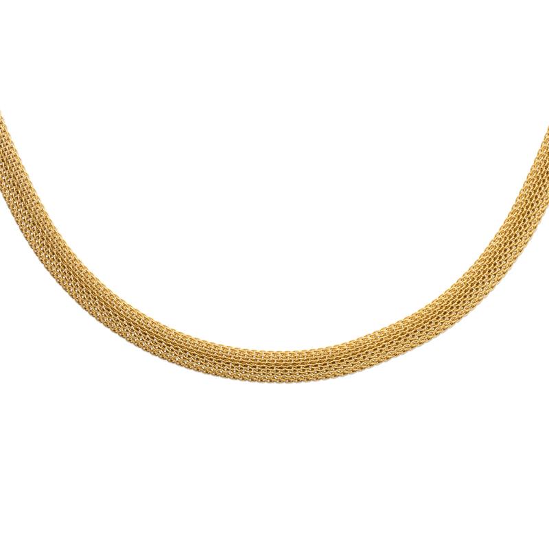Coque de Nacre Chaîne acier doré 312372