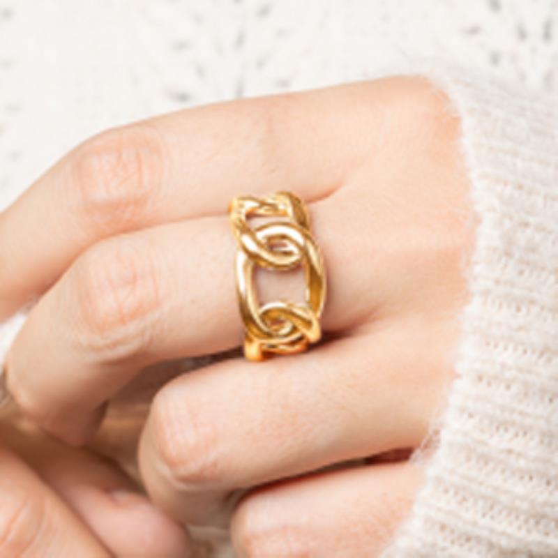 Coque de Nacre Bague plaqué or 2916900