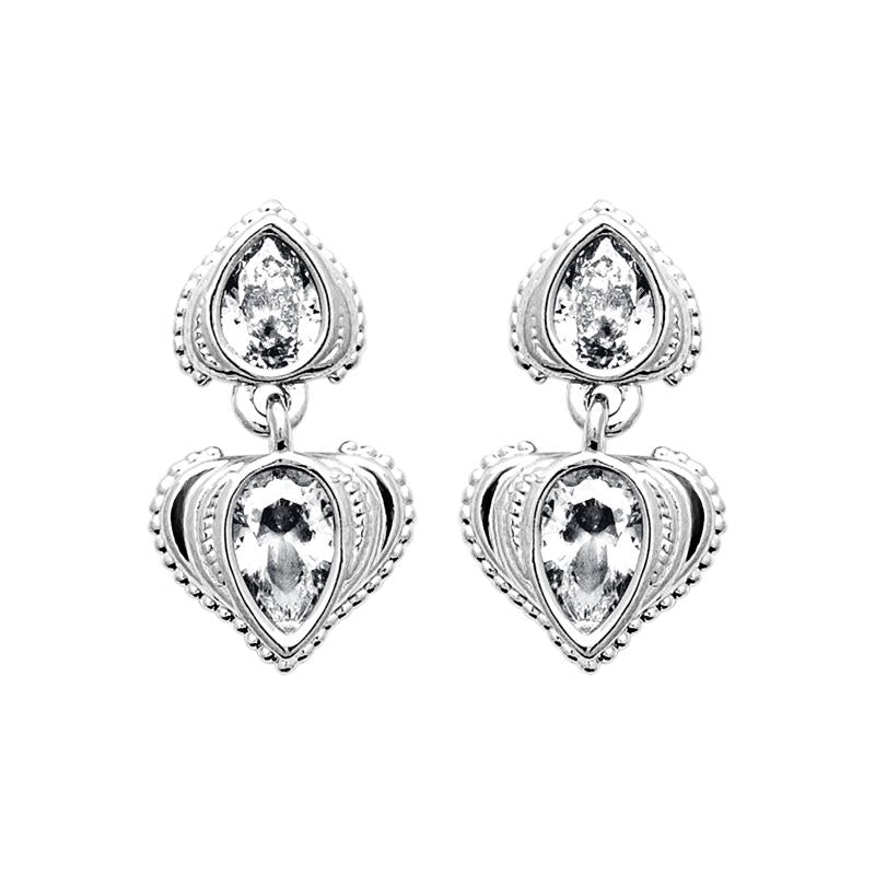 Coque de Nacre Boucles d'oreilles argent 13090310