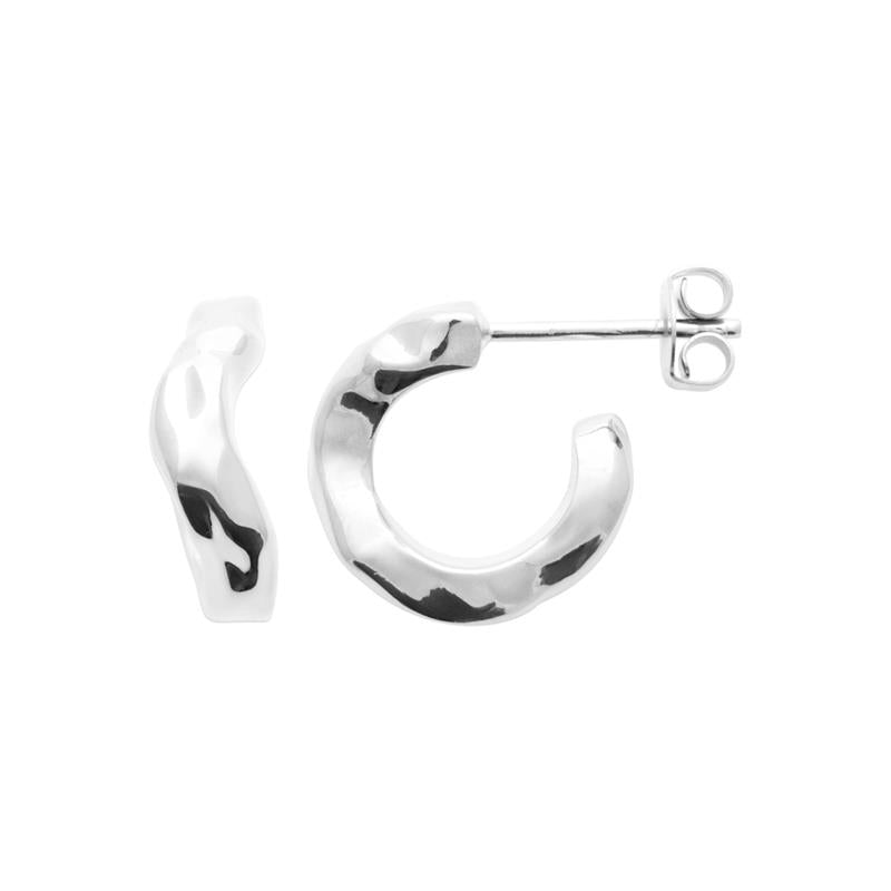 Coque de Nacre Créoles argent 7679200