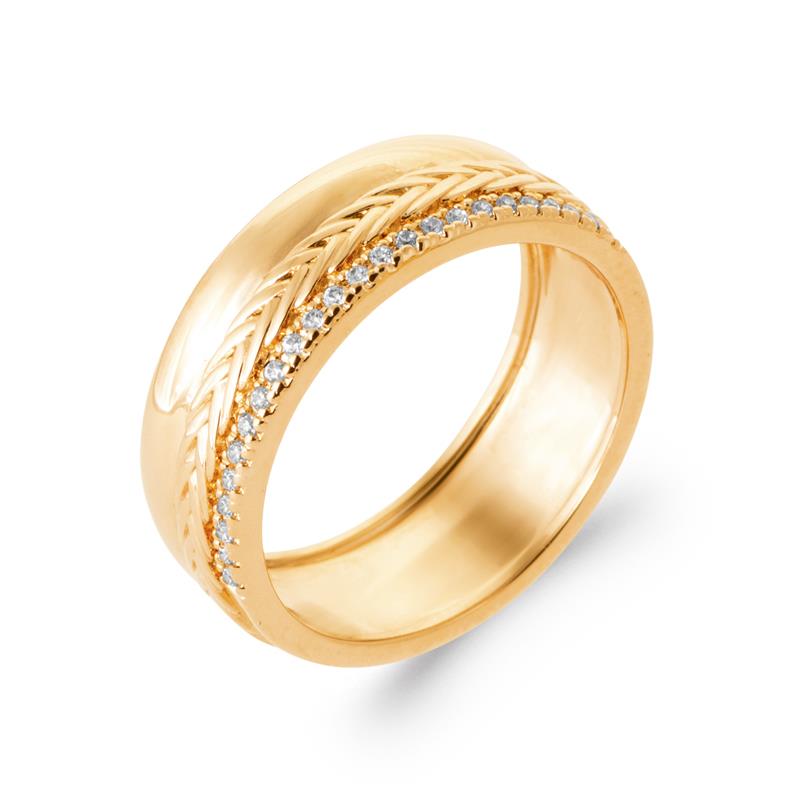 Coque de Nacre Bague plaqué or 2985410