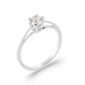 Coque de Nacre Bague solitaire argent 112122051