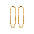 Coque de Nacre Boucles d'oreilles pendantes plaqué or 23060100