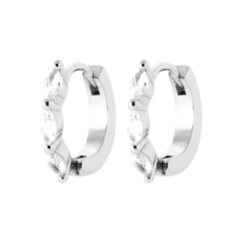 Coque de Nacre Créoles argent 1679410