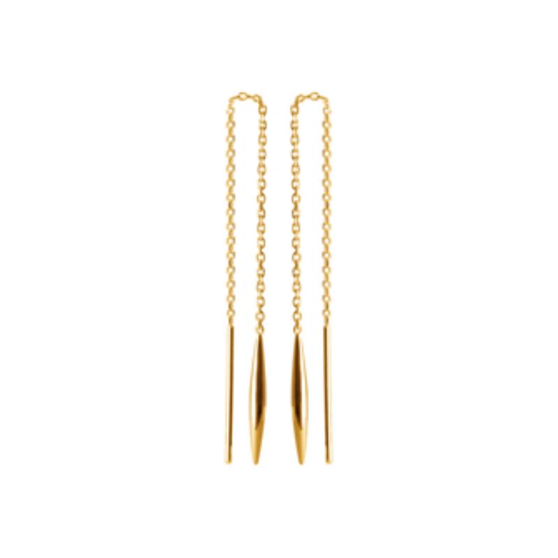 Coque de Nacre Boucles d'oreilles pendantes plaqué or 2513200