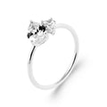 Coque de Nacre Bague argent 10012610