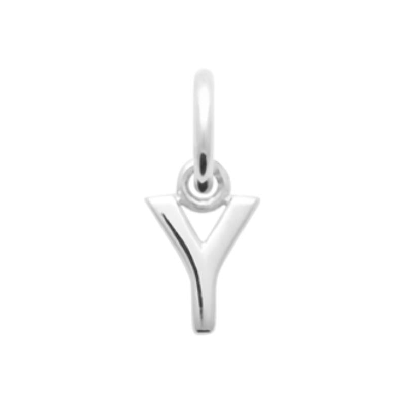 Coque de Nacre Pendentif initiale argent 7775625