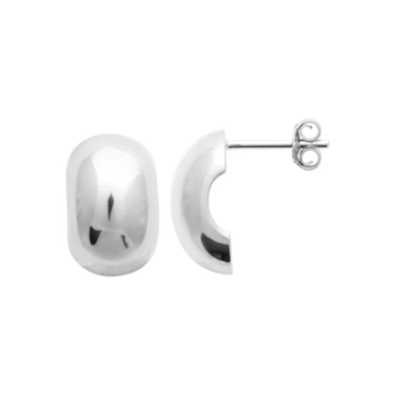 Coque de Nacre Puces d'oreilles argent 73065300