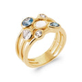 Coque de Nacre Bague plaqué or 2936060