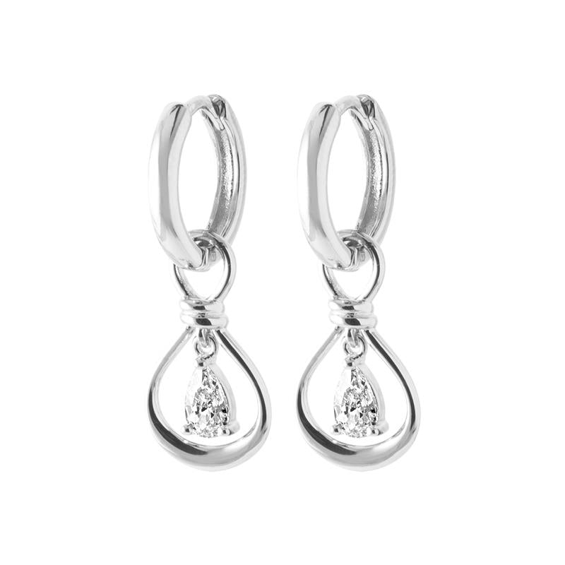 Coque de Nacre Créoles argent 1686610