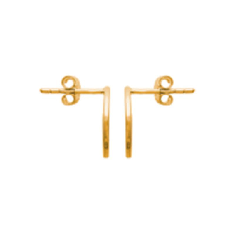 Coque de Nacre Puces d'oreilles argent 7523100